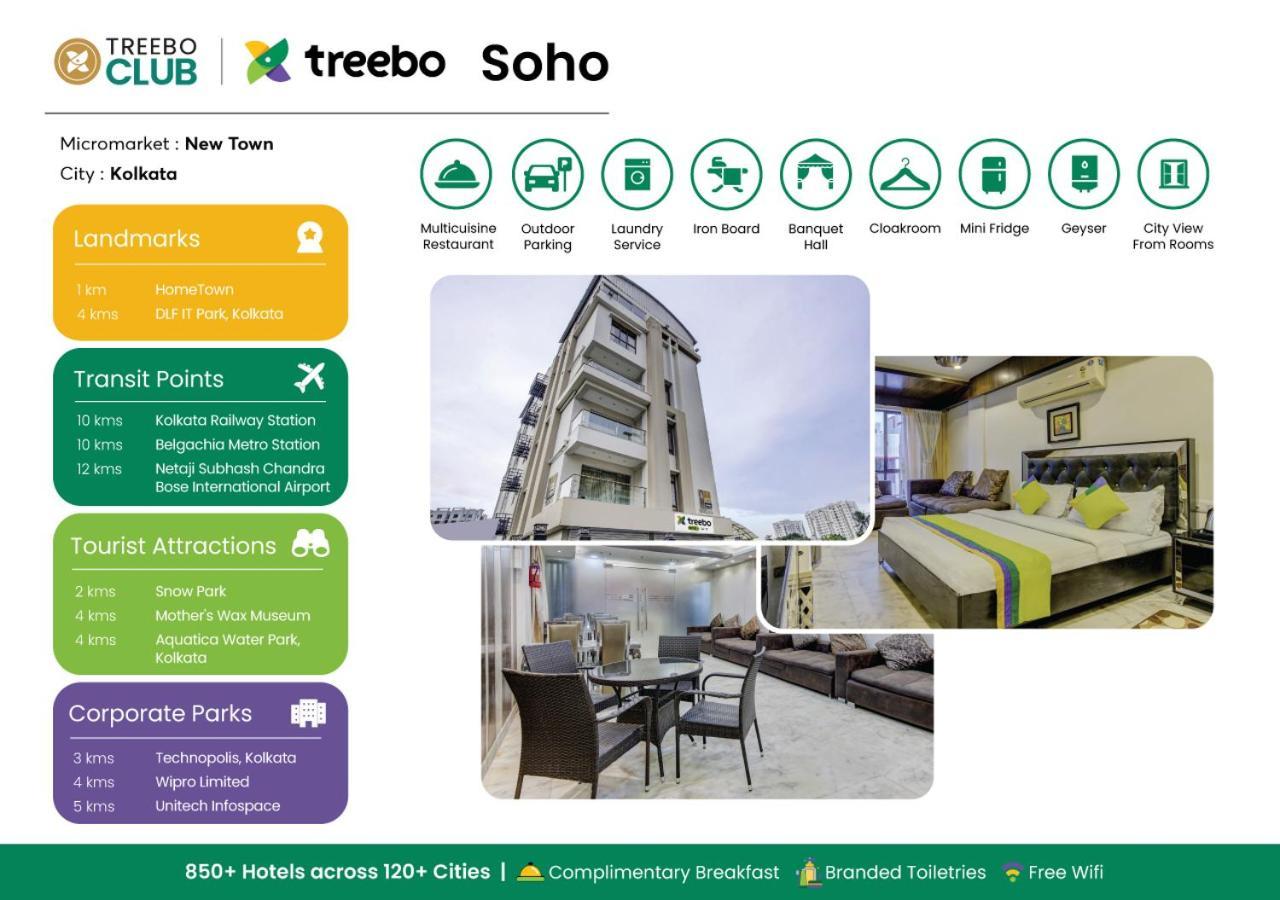 Hotel Treebo Soho Newtown Kalkutta Exterior foto